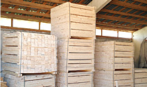 boards for the production of pallet collars